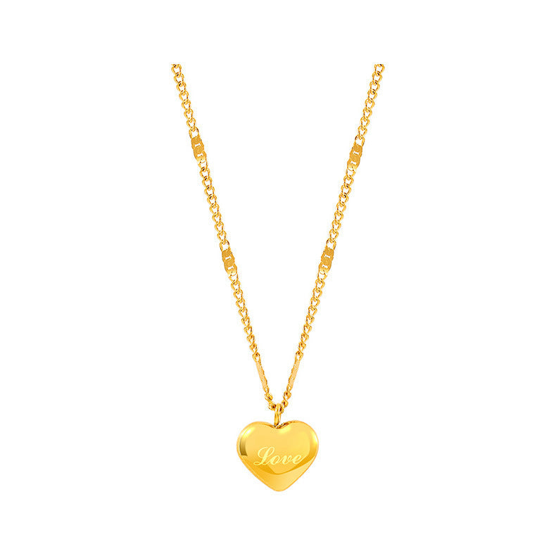 Women's Heart Affordable Luxury Style Fashion Design Necklaces