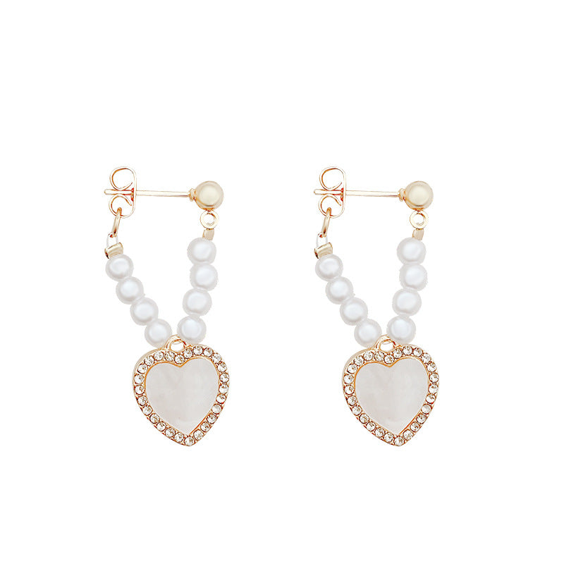 Needle Gentle Elegant Pearl Female Light Luxury Earrings