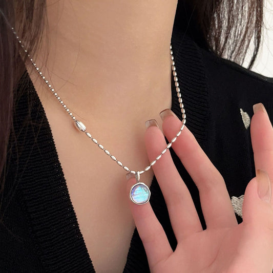 Moonstone Light Luxury Clavicle Chain Neck Necklaces