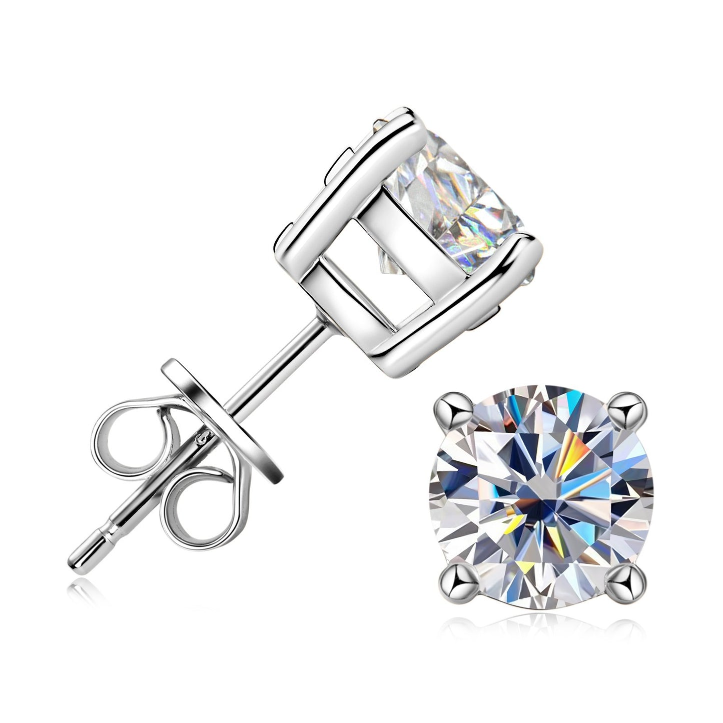 Men's Sier Ear Light Luxury High-grade Niche Female Stud Earrings