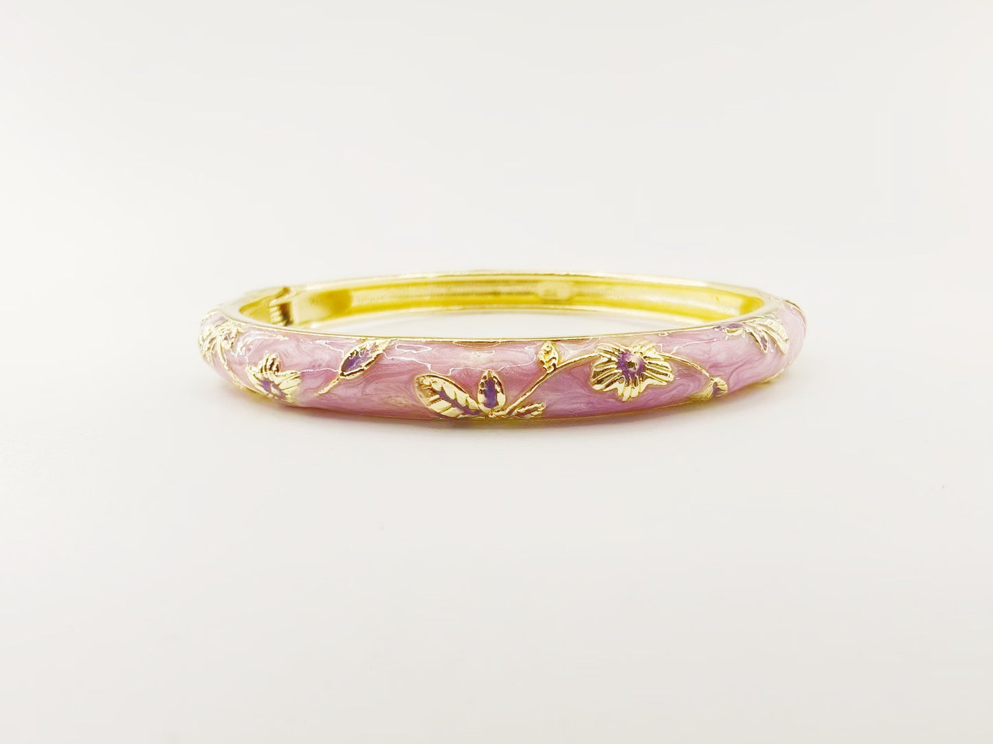 Ethnic Style Open Carved Chinese Handmade Metal Bracelets