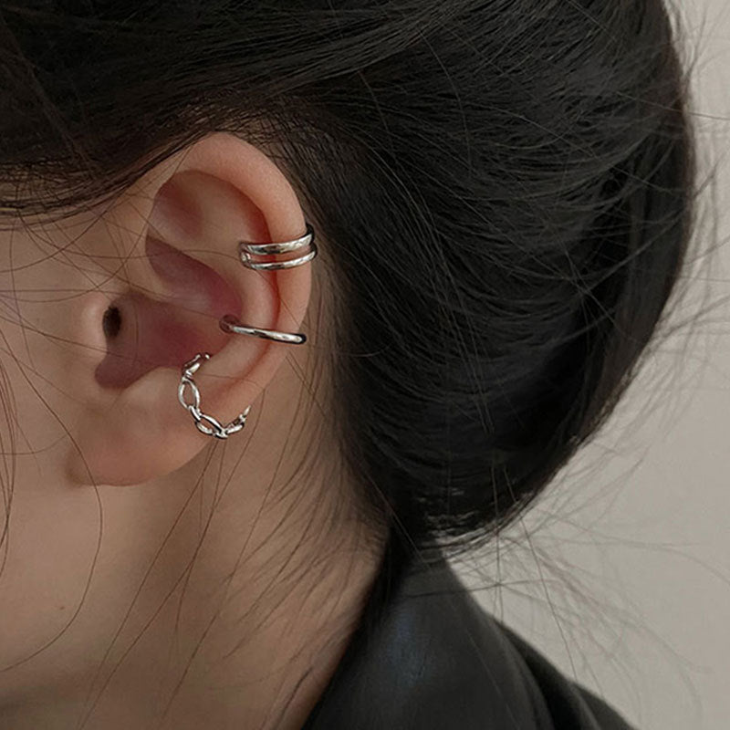 Women's Without Pierced Ears Niche High Sense French Style Retro Aloofness Ear Clip