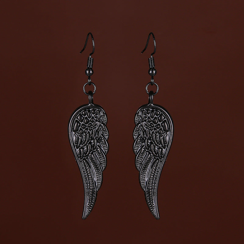 Trendy Vintage Angel Wings Feather Gift Earrings