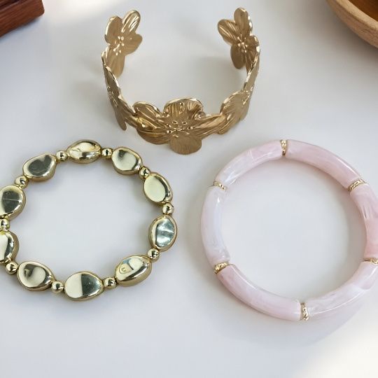 Flower Round Vintage Personality Fashion Exquisite Versatile Design Bracelets