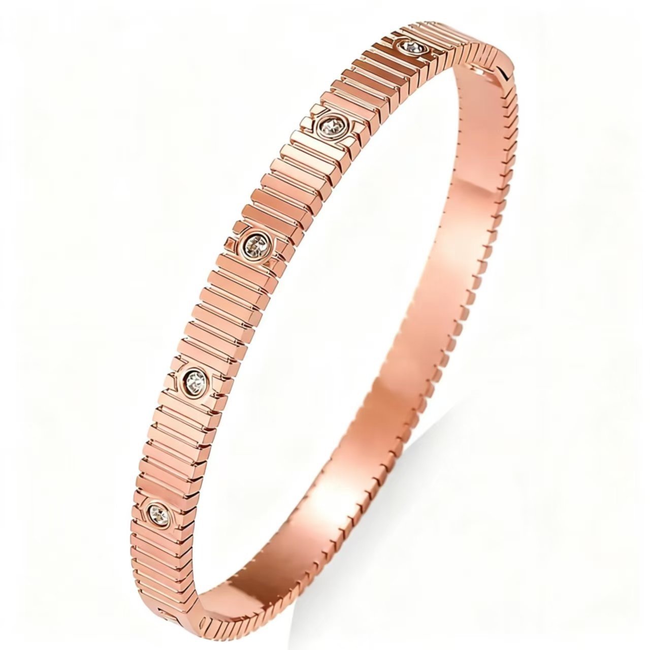 Titanium Steel Female Diamond High-grade Stainless Bracelet