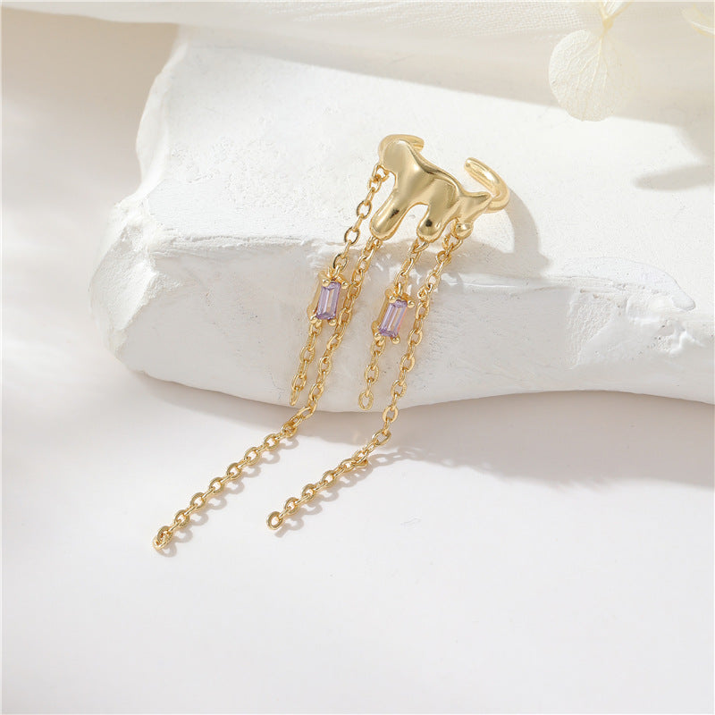 Affordable Luxury U-shaped Painless Female High-grade Ear Clip