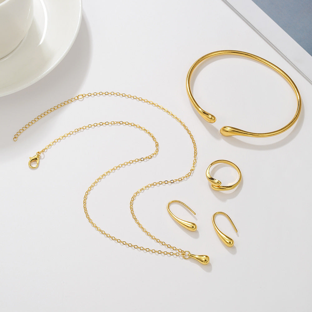 Innovative Exquisite Water Drop Eardrops Large Bracelets