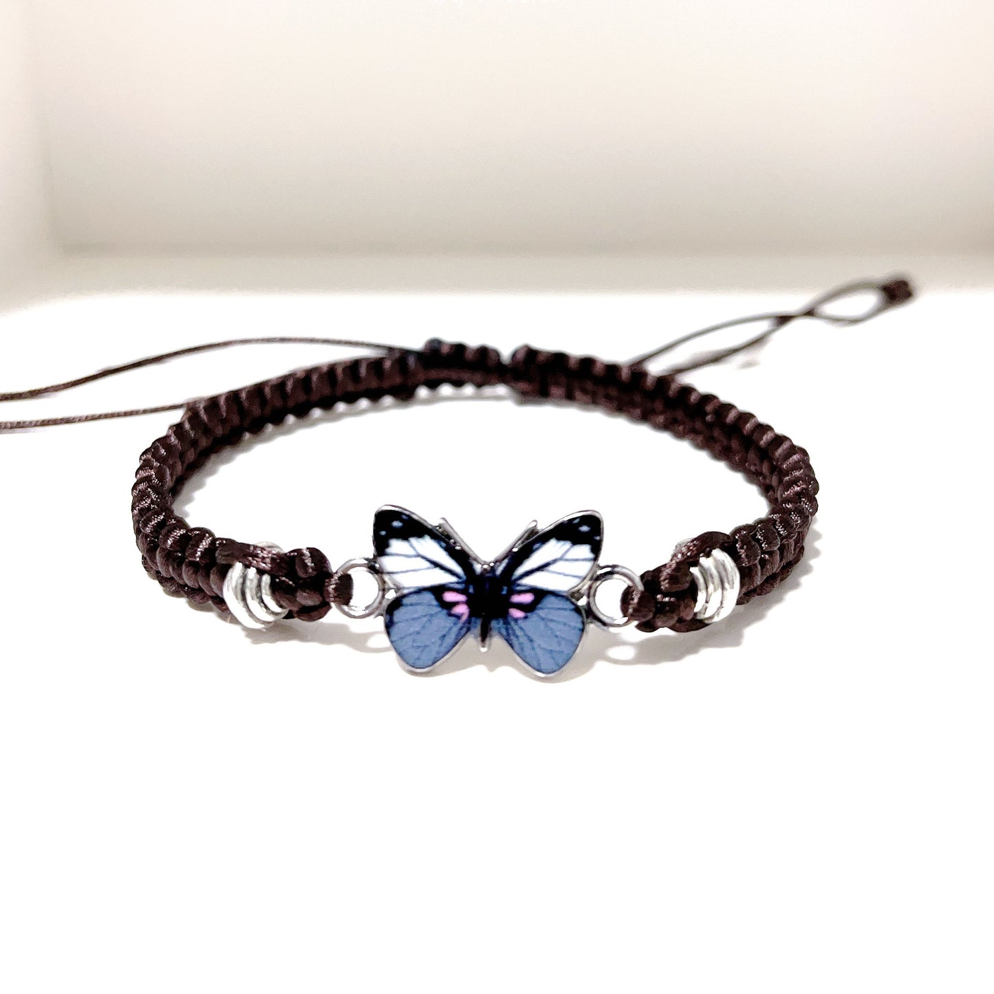 Multicolor Butterfly Couple Adjustable Fashion Friendship Bracelets