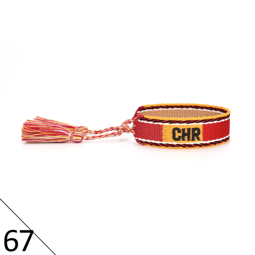 Hand Weaving Fashion Simple Wrist Strap Bracelets