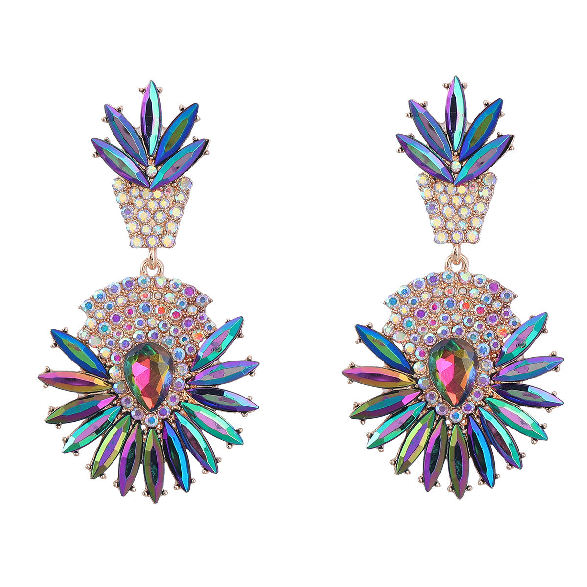 Women's Alloy Flower Bohemian Ethnic Style Full Earrings