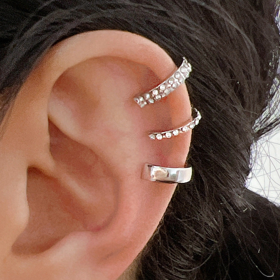 Diamond Type Bone Personality Fashion Small Ear Clip