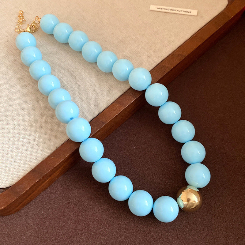 Dopamine Acrylic Beaded Sub Personality Light Luxury Bracelets
