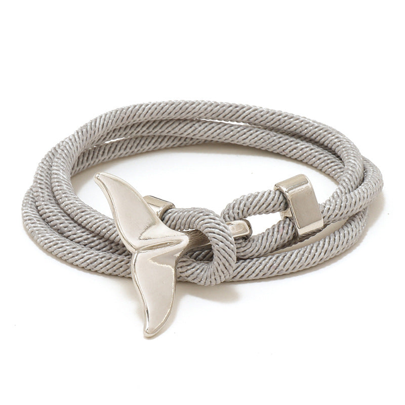 Style Whale Tail Personality Life Paar Armbänder