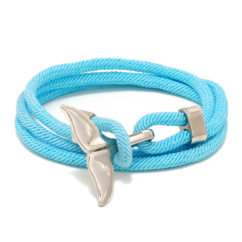 Style Whale Tail Personality Life Paar Armbänder