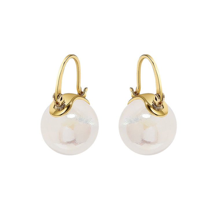 Mermaid Pearl Fashionable Retro Temperamental Tassels Earrings