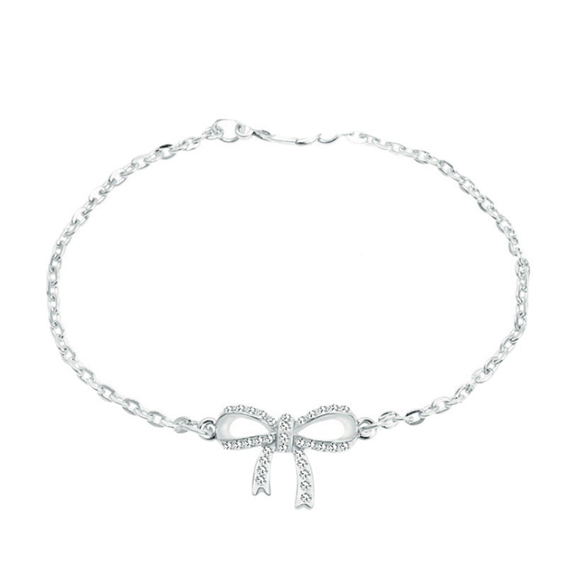 Women's Bow Versatile Lady Simple Exquisite Refined Grace Fashion Fresh Bracelet