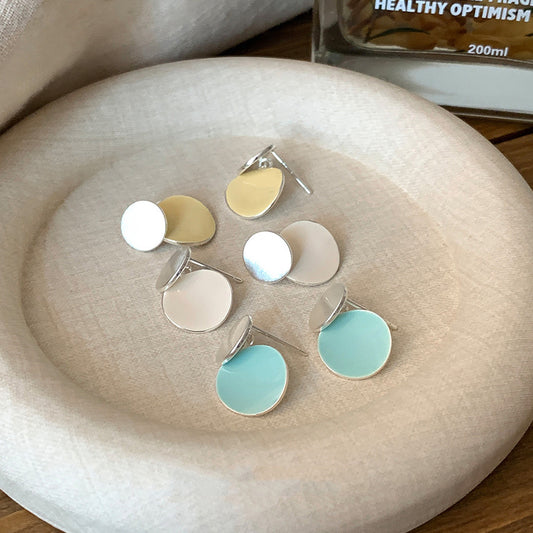 Women's Drop Shaft Wafer Patch Super Beautiful Niche Design Earrings