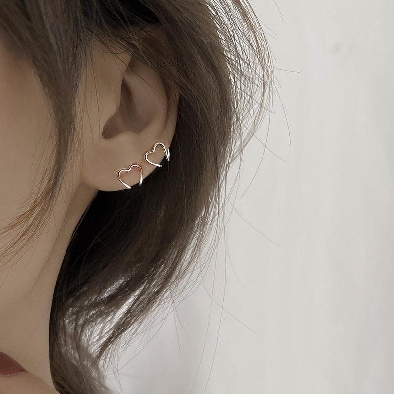 Love No Pierced Female Cold Wind Unique Ear Clip