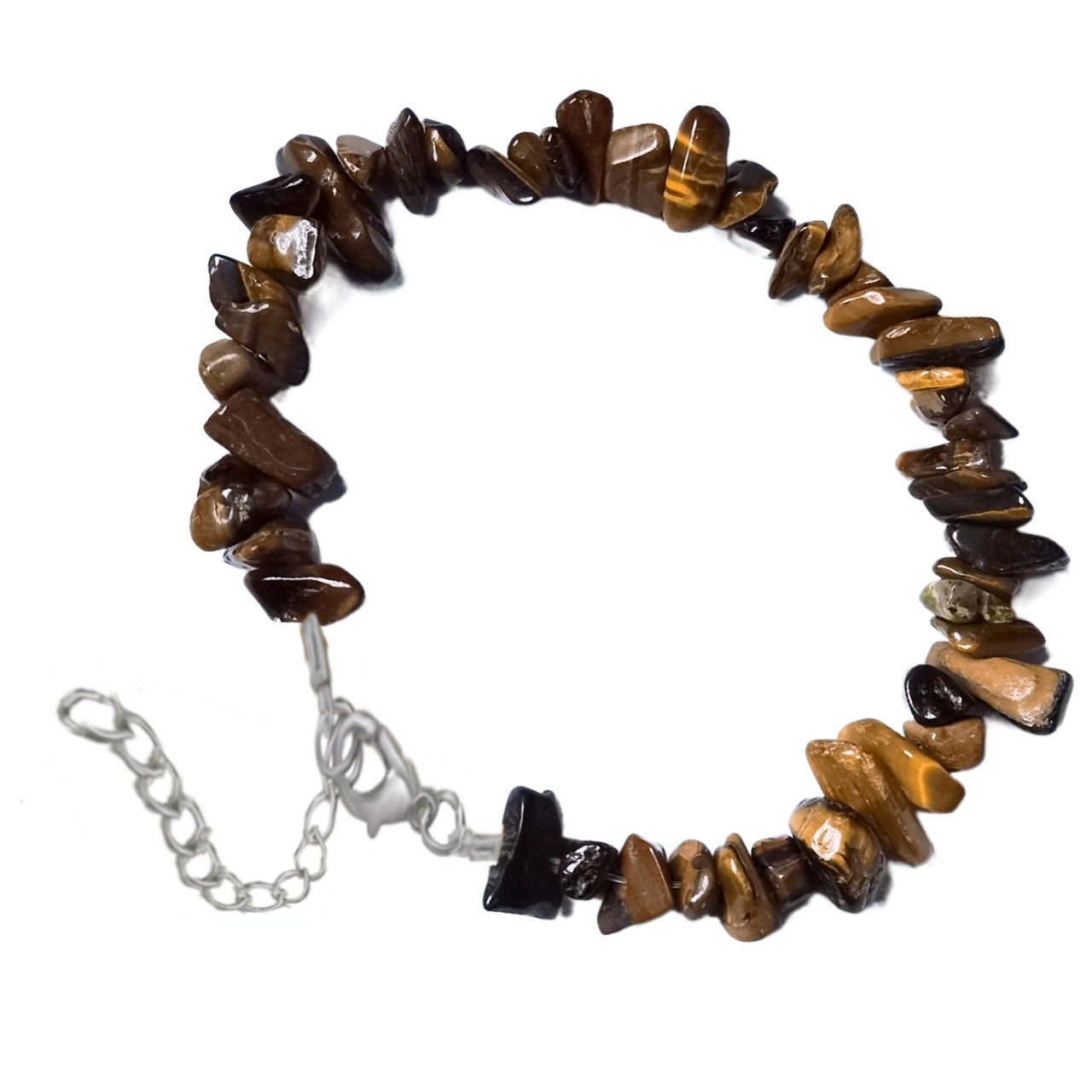 Natural Crystal Agate Gravel Stone Irregular Bracelets