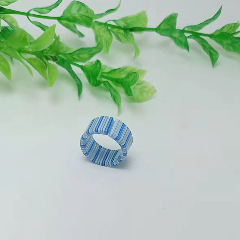 Acrylic Colorful Index Finger University Style Mini Stud Earrings