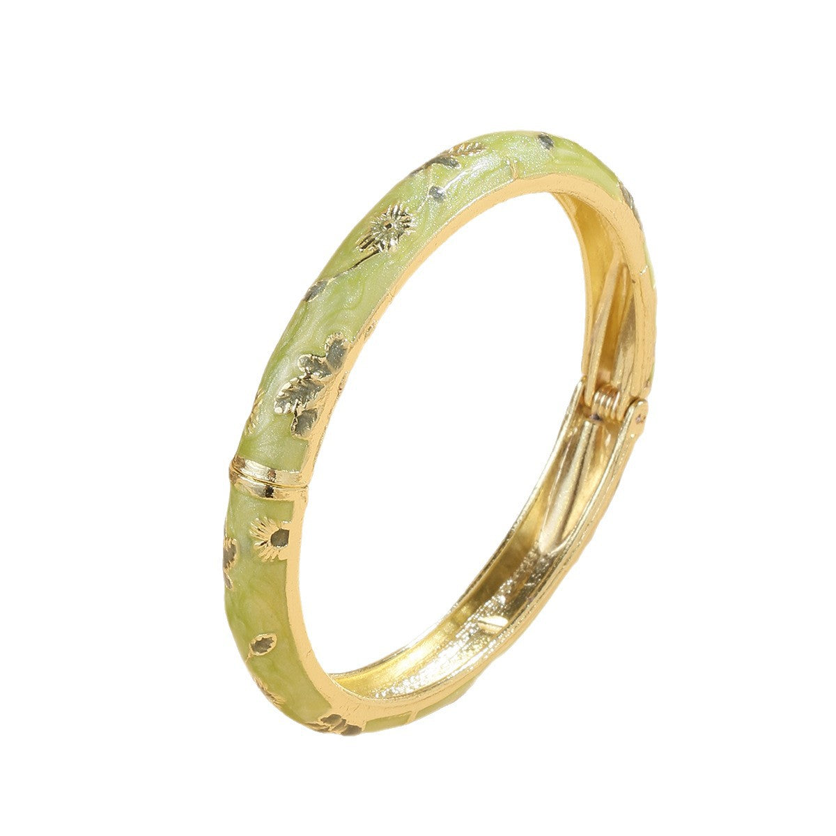 Chinese Style Small Flower Cloisonne Enamel Bracelets