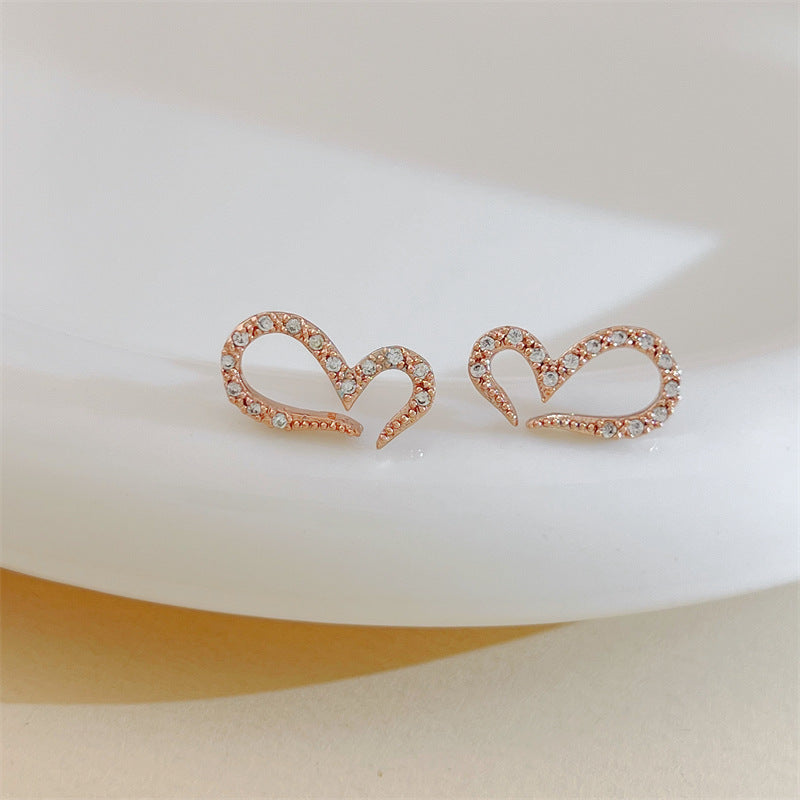 Trendy Niche Design Simple Cold Style High-grade Earrings