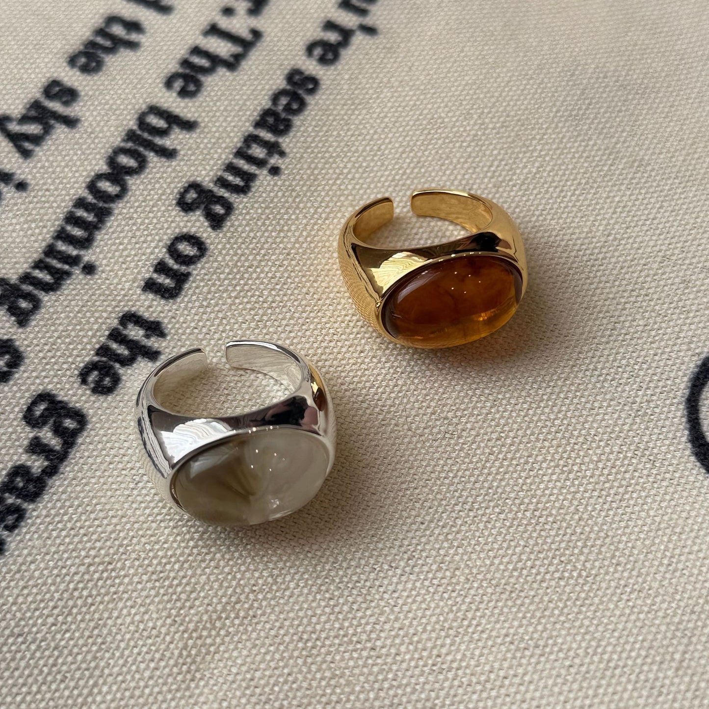 French Retro High-grade Open Female Design Fashion Personalized Index Finger Rings