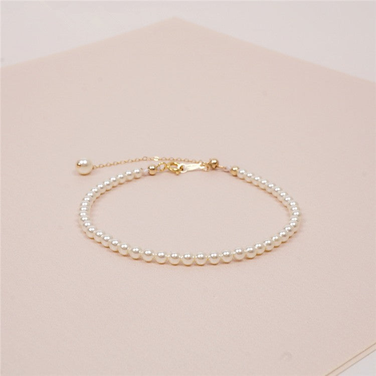 Mini Petite Perle Mince Doré Doux Et Bracelets Femme