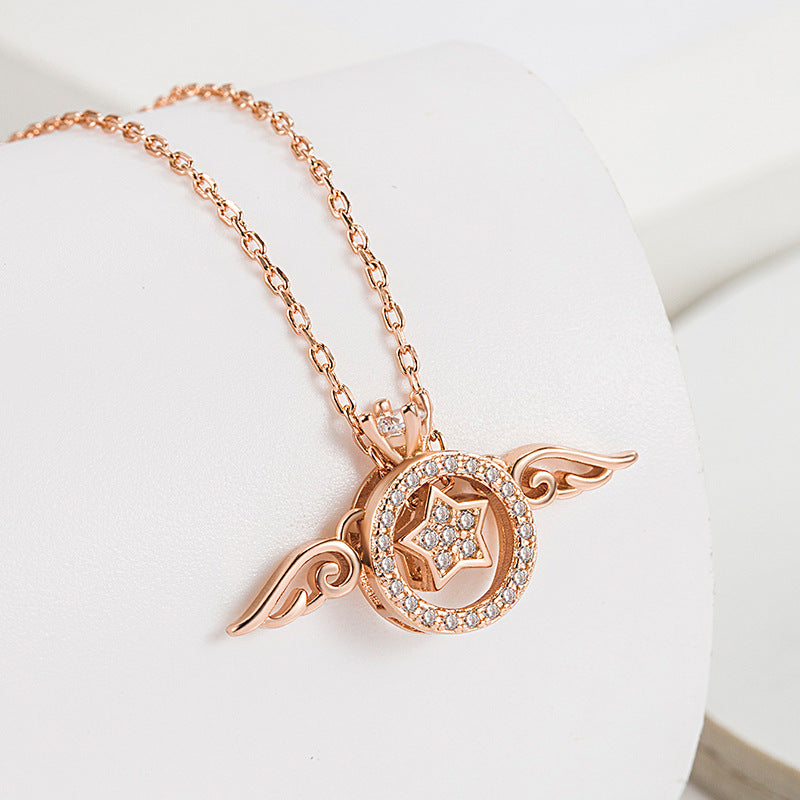 Niche Temperament Super Fairy Wings Clavicle Necklaces