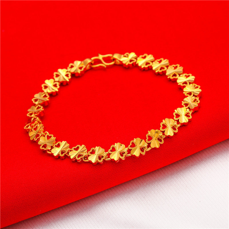 Live Imitation Gold Love Vietnam Sand Bracelets