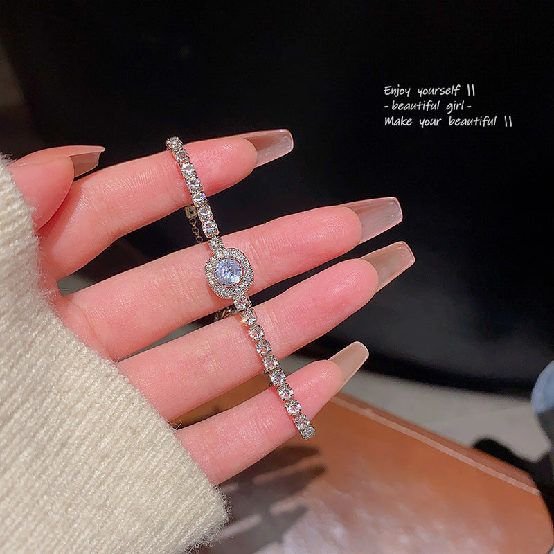 Rhinestone Zircon Female Light Luxury Minority Design Bracelets