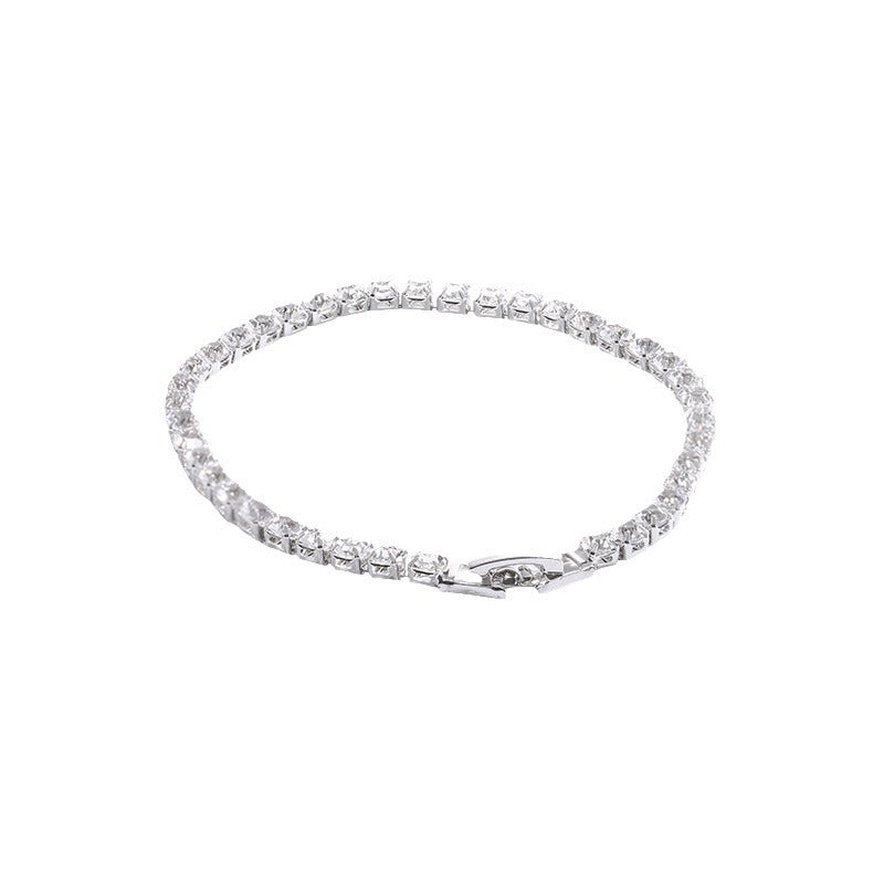 Affordable Luxury Fashion Personality Temperament Wild Simple Pearl Style Geometric Bracelet