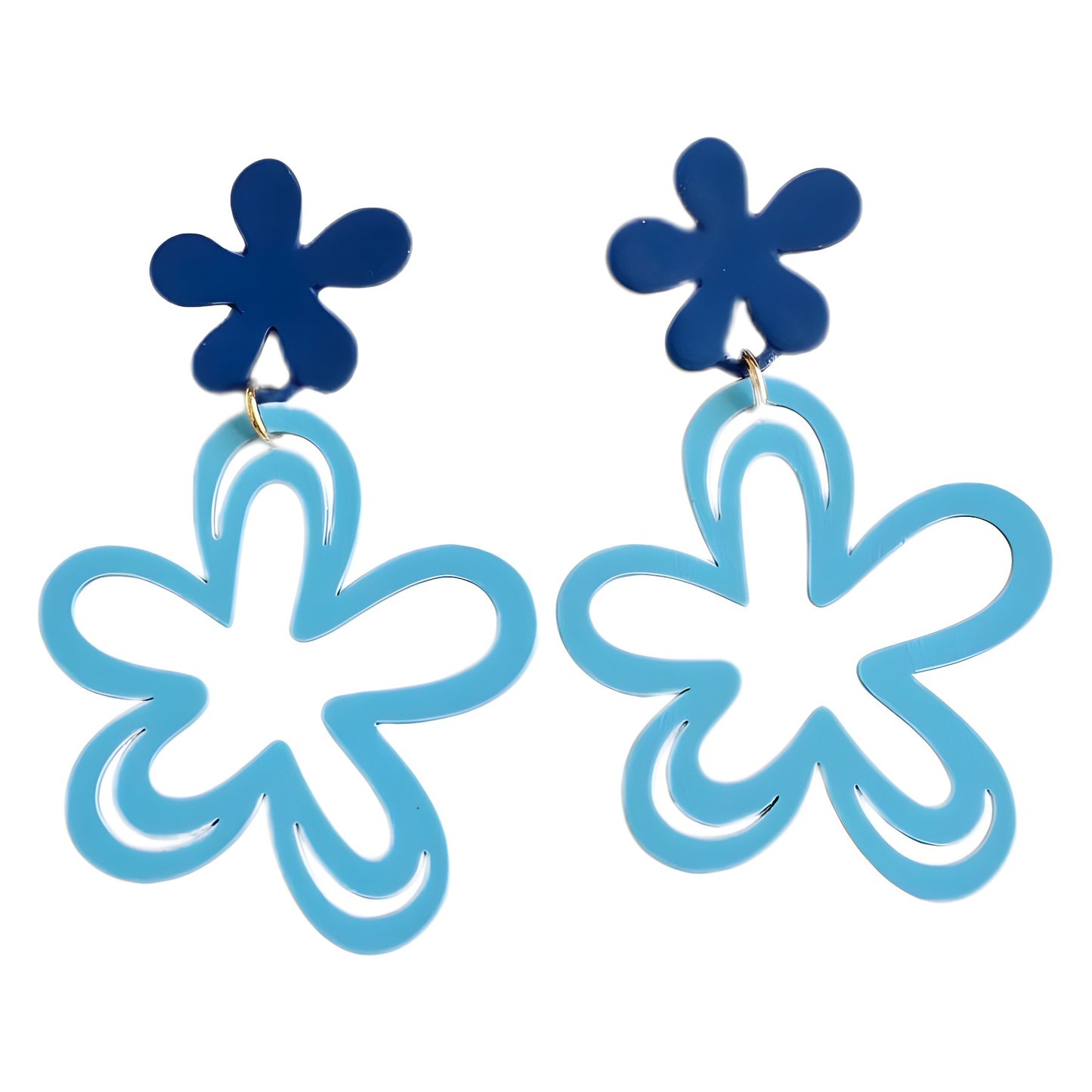 Sweet Dopamine Colored Flower Niche Temperament Simple Girly Without Rings