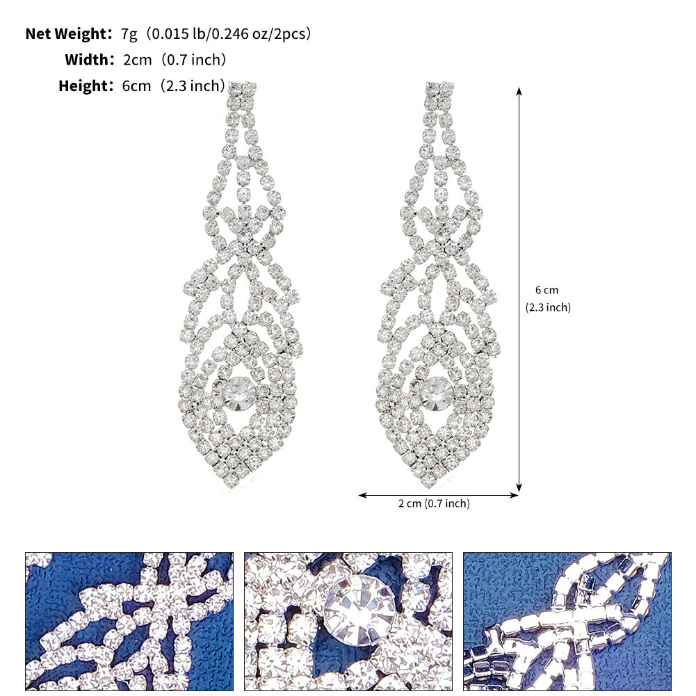 Banquet Party For Bride Light Luxury Earrings