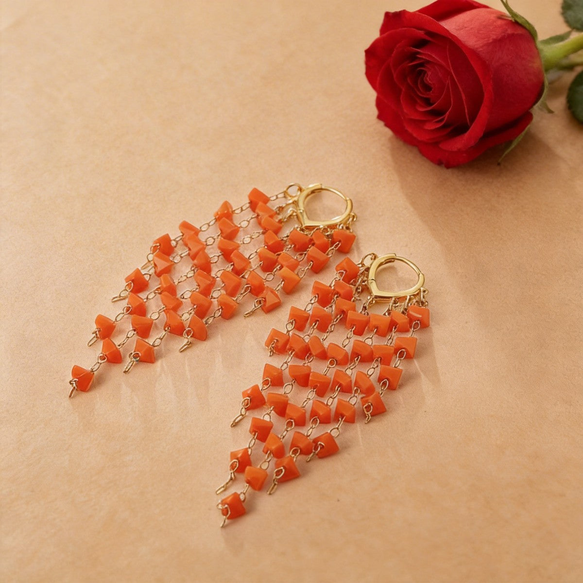 Women's Temperament Wild Crystal Tassel Ear Clip For Long Fashion Earrings