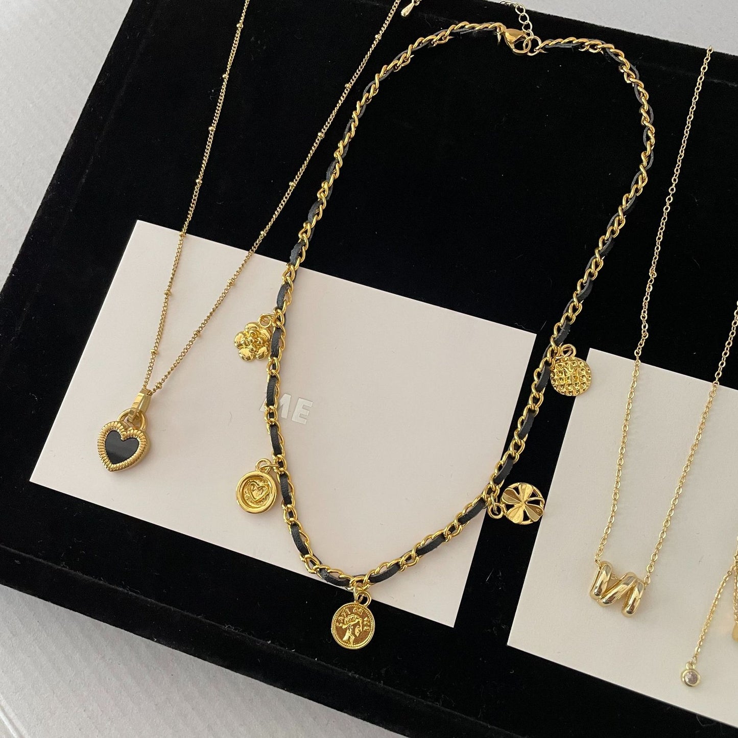 Double Layer Fashionable And Accessories Design Necklaces