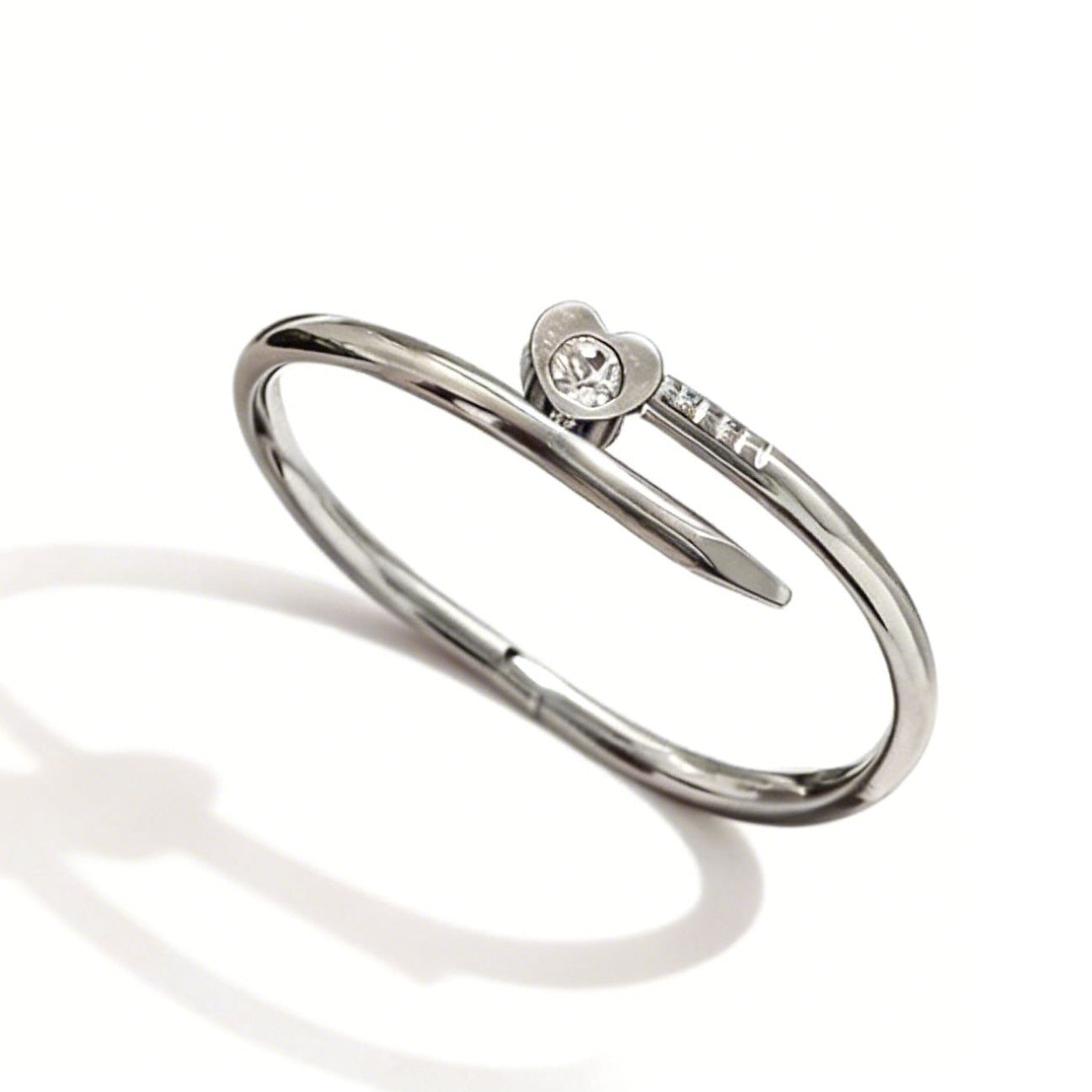 Titanium Steel Female Diamond High-grade Stainless Bracelet