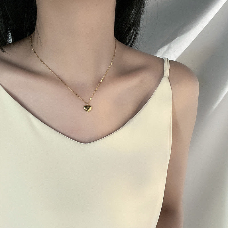 Women's Heart Affordable Luxury Style Fashion Design Necklaces