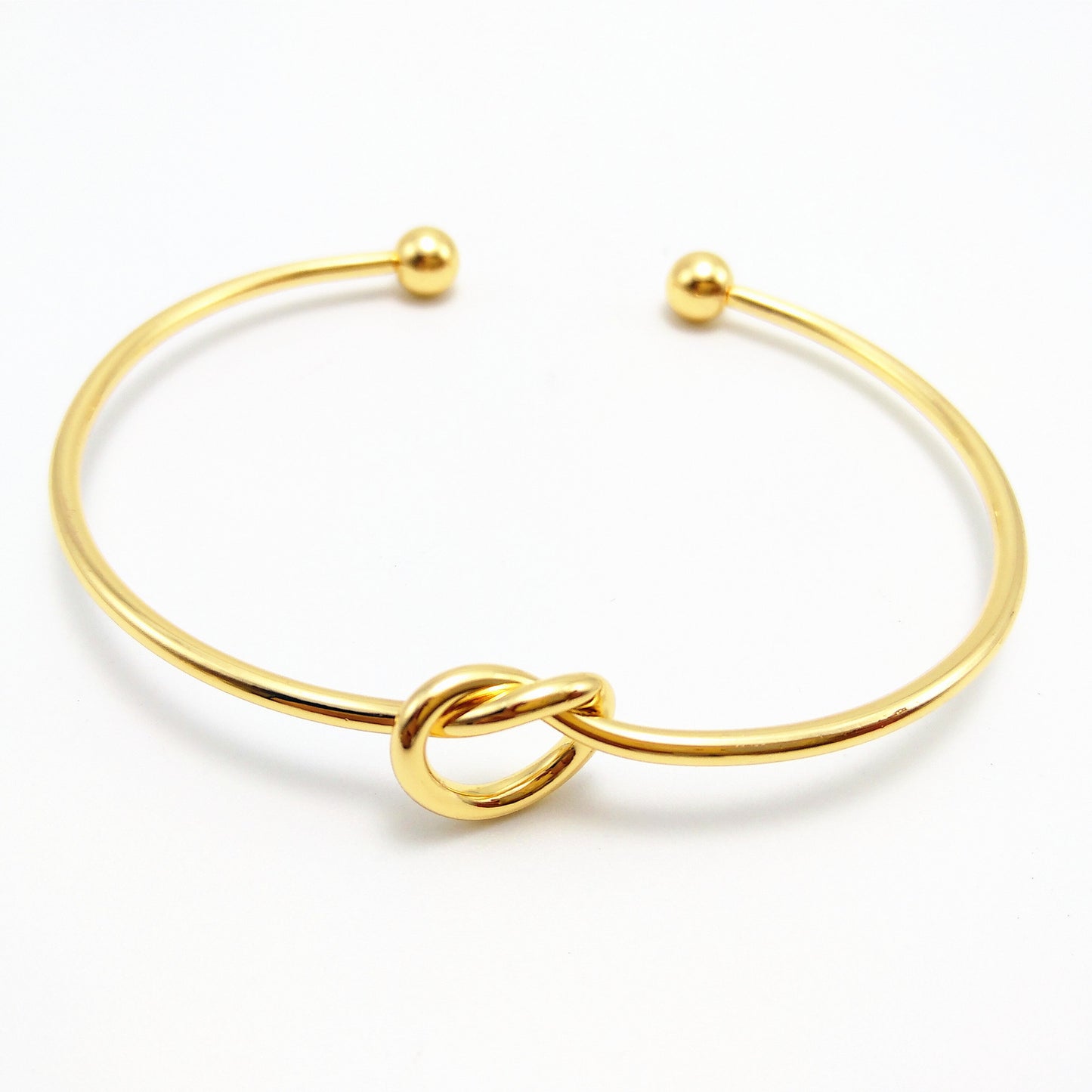 Knotted Love Open Bridesmaid Rose Gold Bracelets