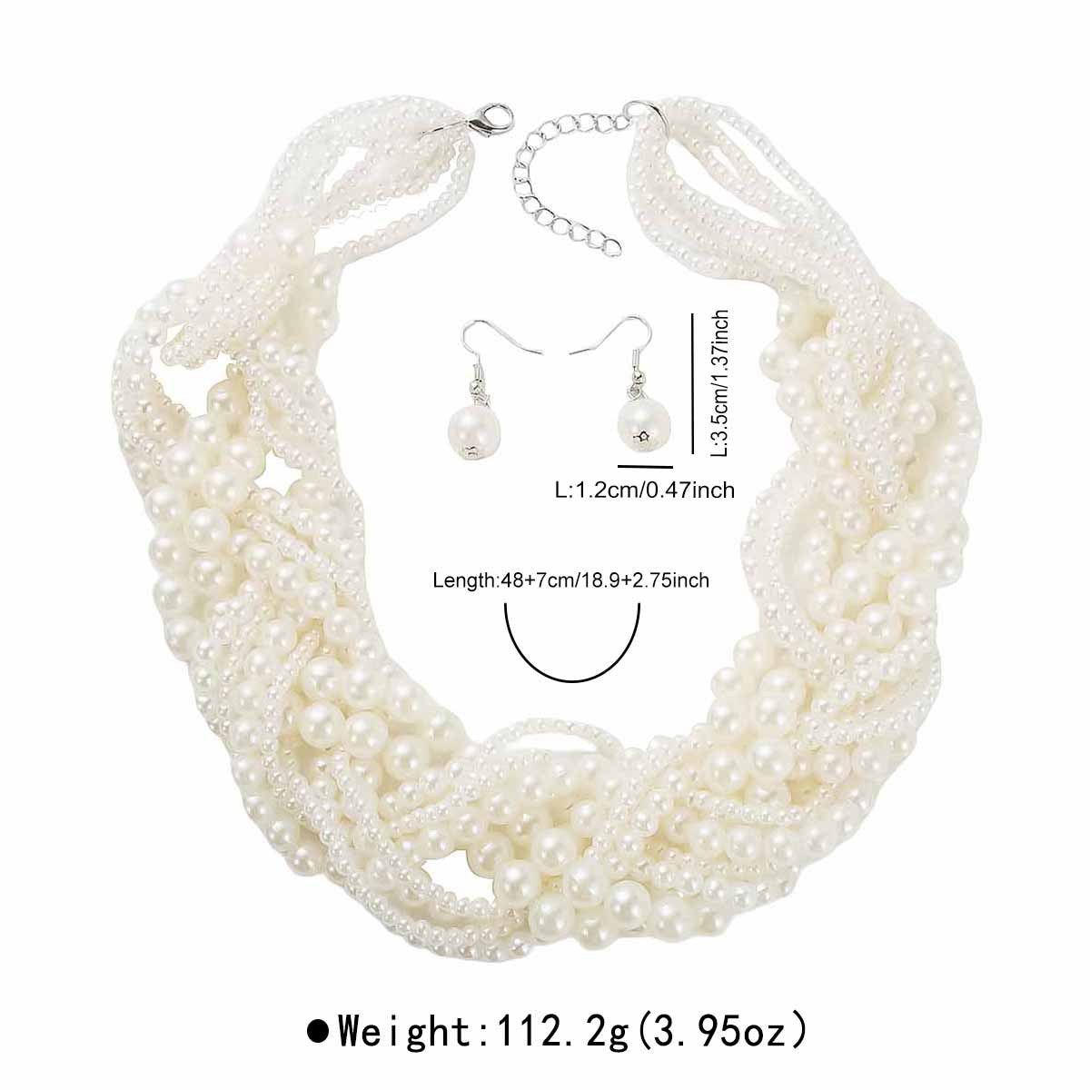 Wedding Versatile Imitation Pearl Short High-key Dignified Exquisite Necklaces