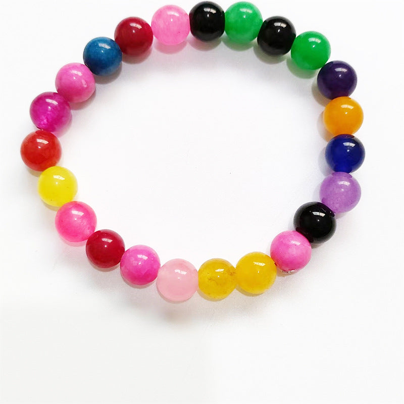 Live Broadcast Chalcedony Beaded Fashion Sweet Bracelets