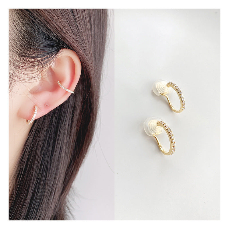 Female Simple Compact High Sense French Style Ear Clip