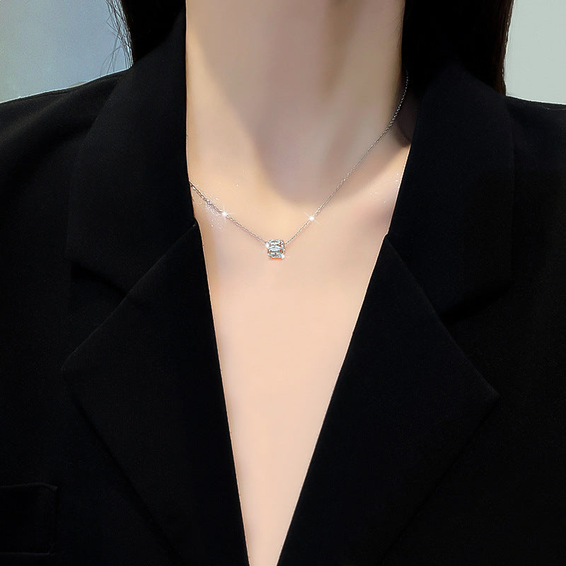 Full Diamond Light Luxury Small Waist Necklaces