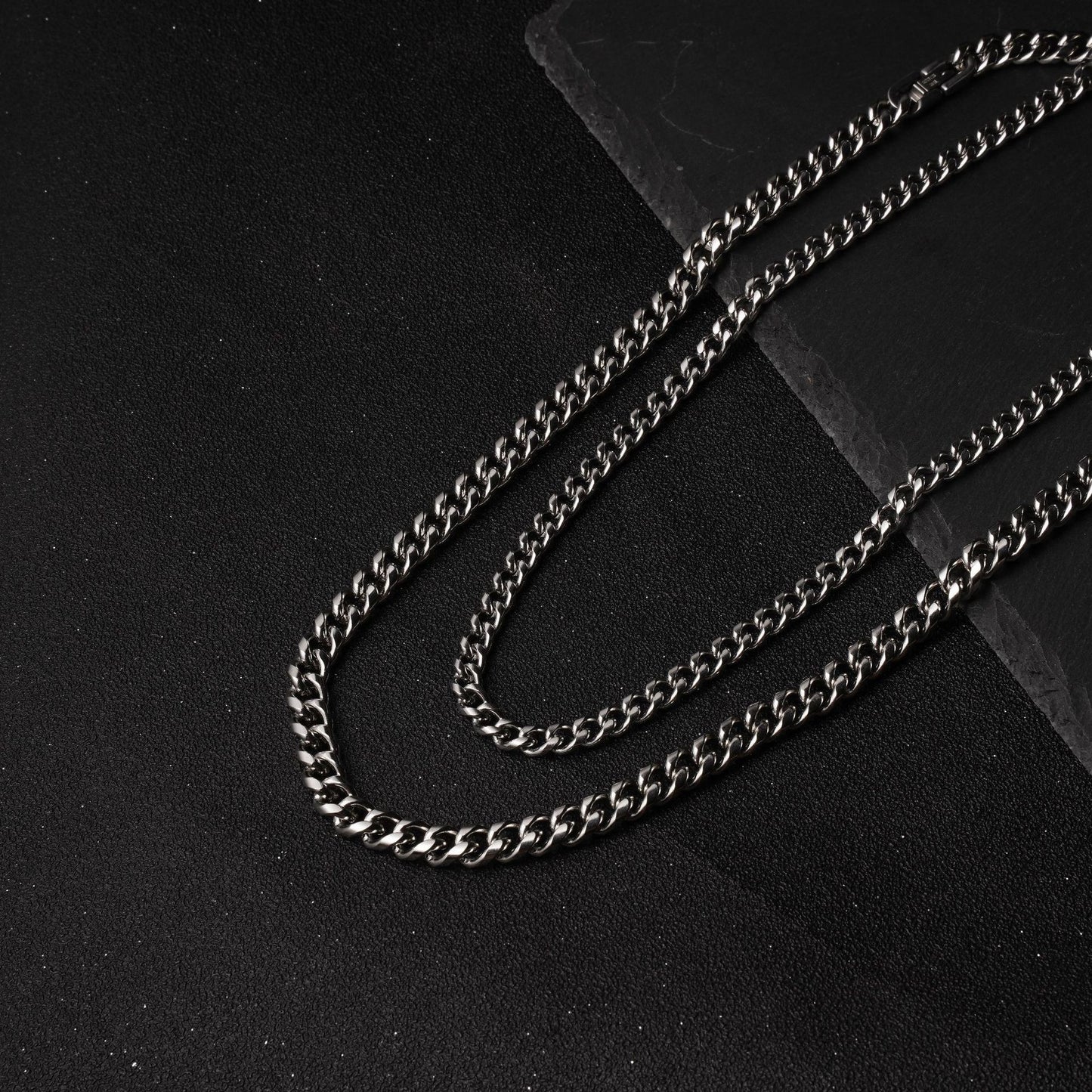 Men's Titanium Steel Advanced Stainless Cuban Link Necklace
