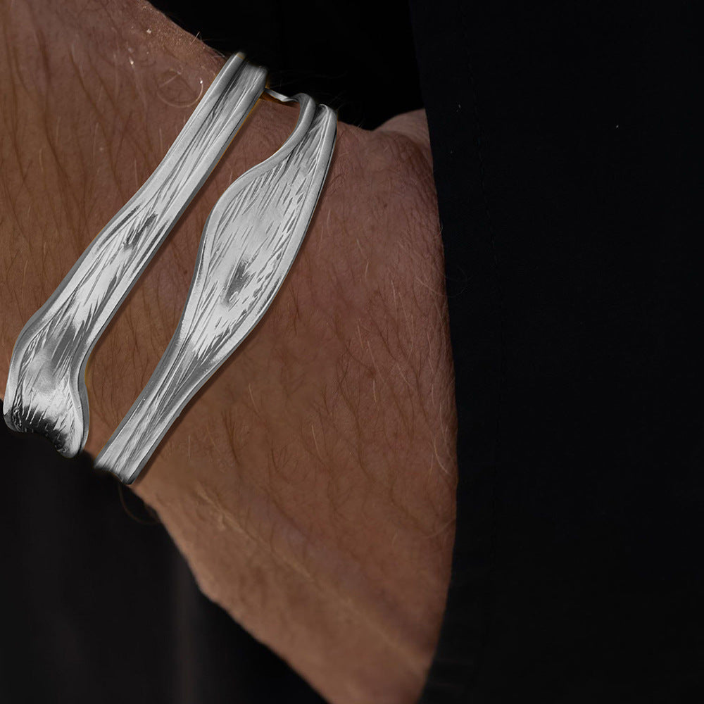 Stainless Steel Irregular Geometric Gold Advanced Bracelets