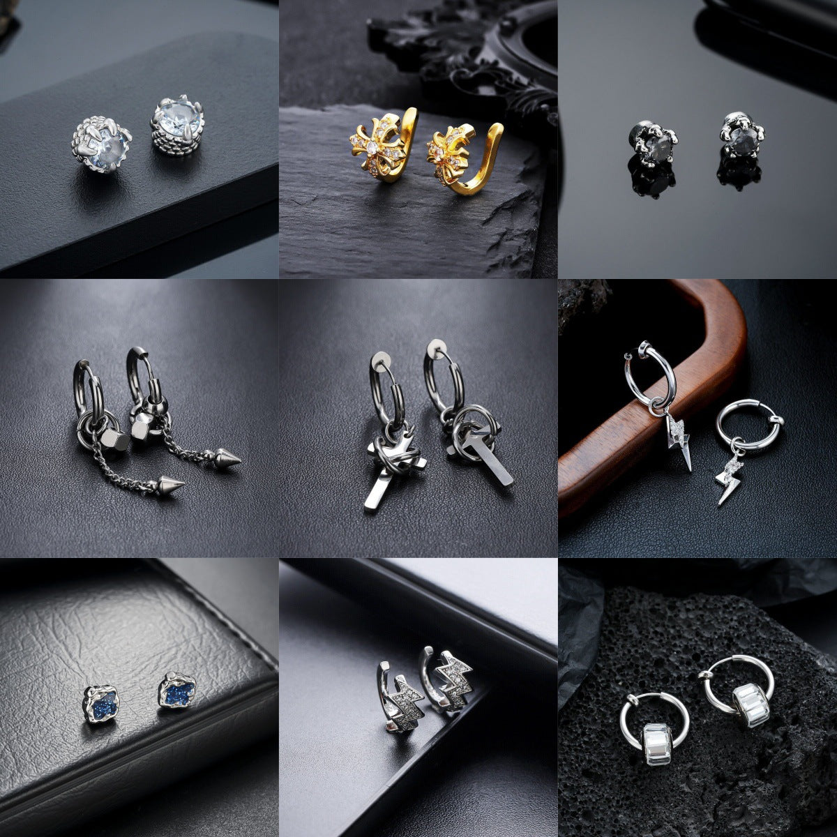 Men's Earless Light Luxury Fashion Female Niche Ear Clip