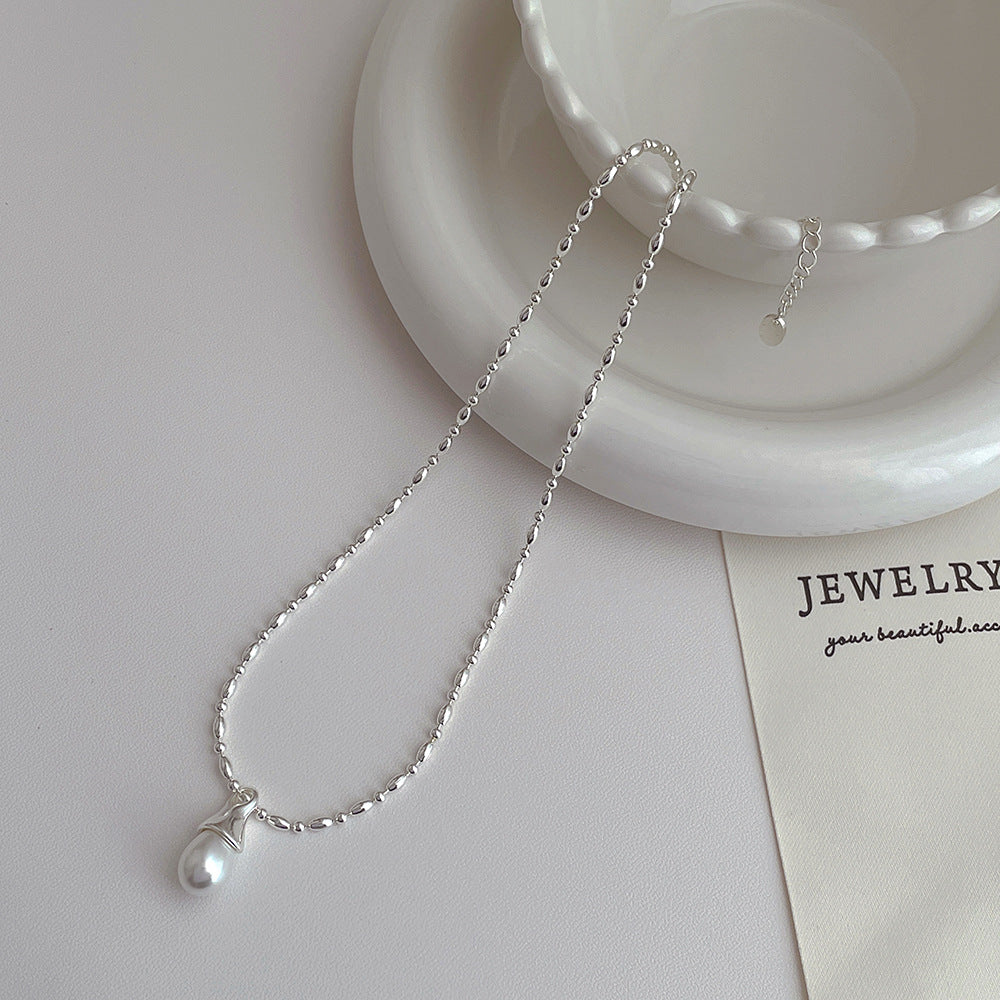 Women's Grain Metal Shell Bead High-grade Light Pendants