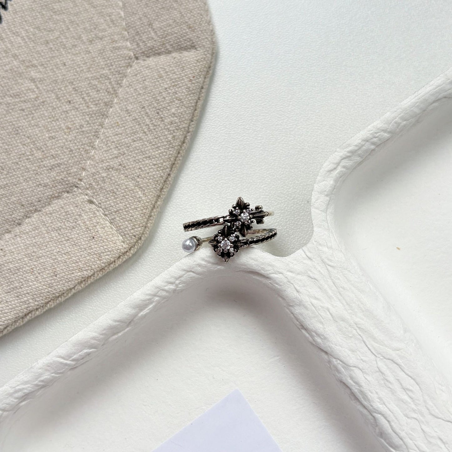 Female Opening Adjustable Niche High Sense Index Finger Rings