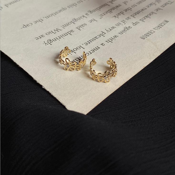 Pearl Zircon Tassel Long Clip-on Elegant Female High Earrings