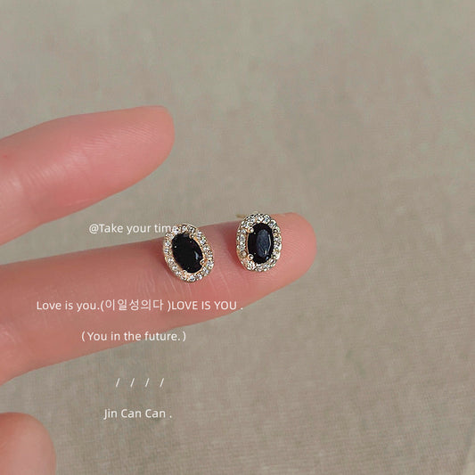 Mini Version Micro Inlaid Zircon Sier Needle Plated Small Rings